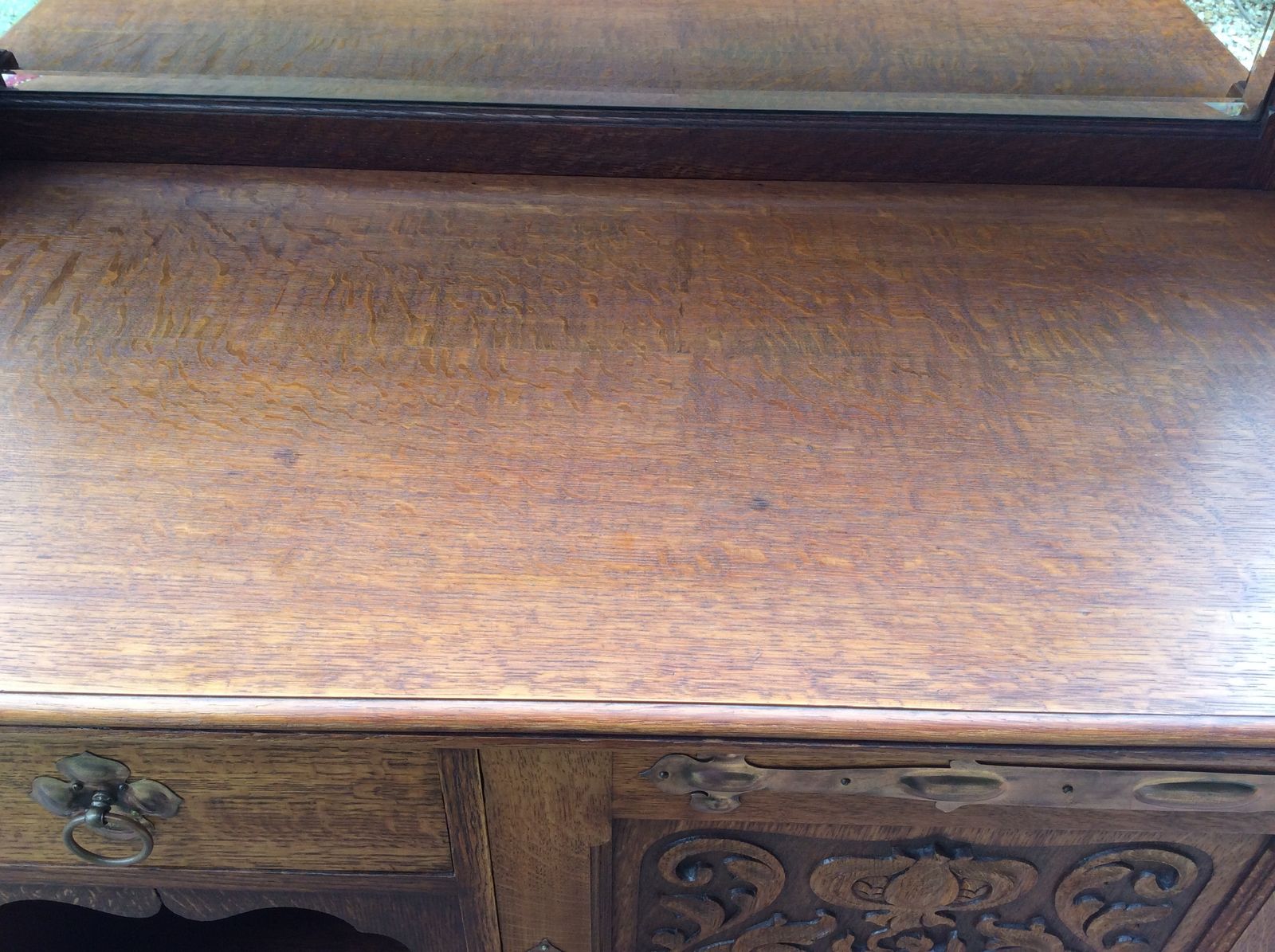 Arts And Crafts Sideboard By Shapland And Petter 1900's photo vintage