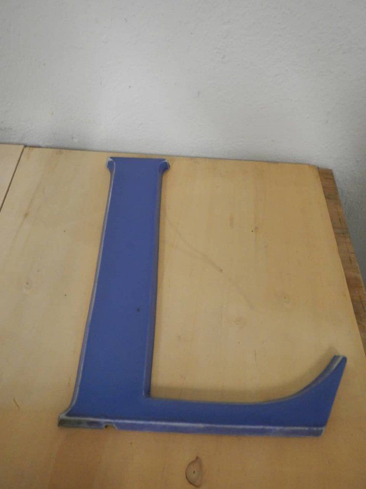 Lettera L In Terracotta, 1940, 1920s photo 209.04