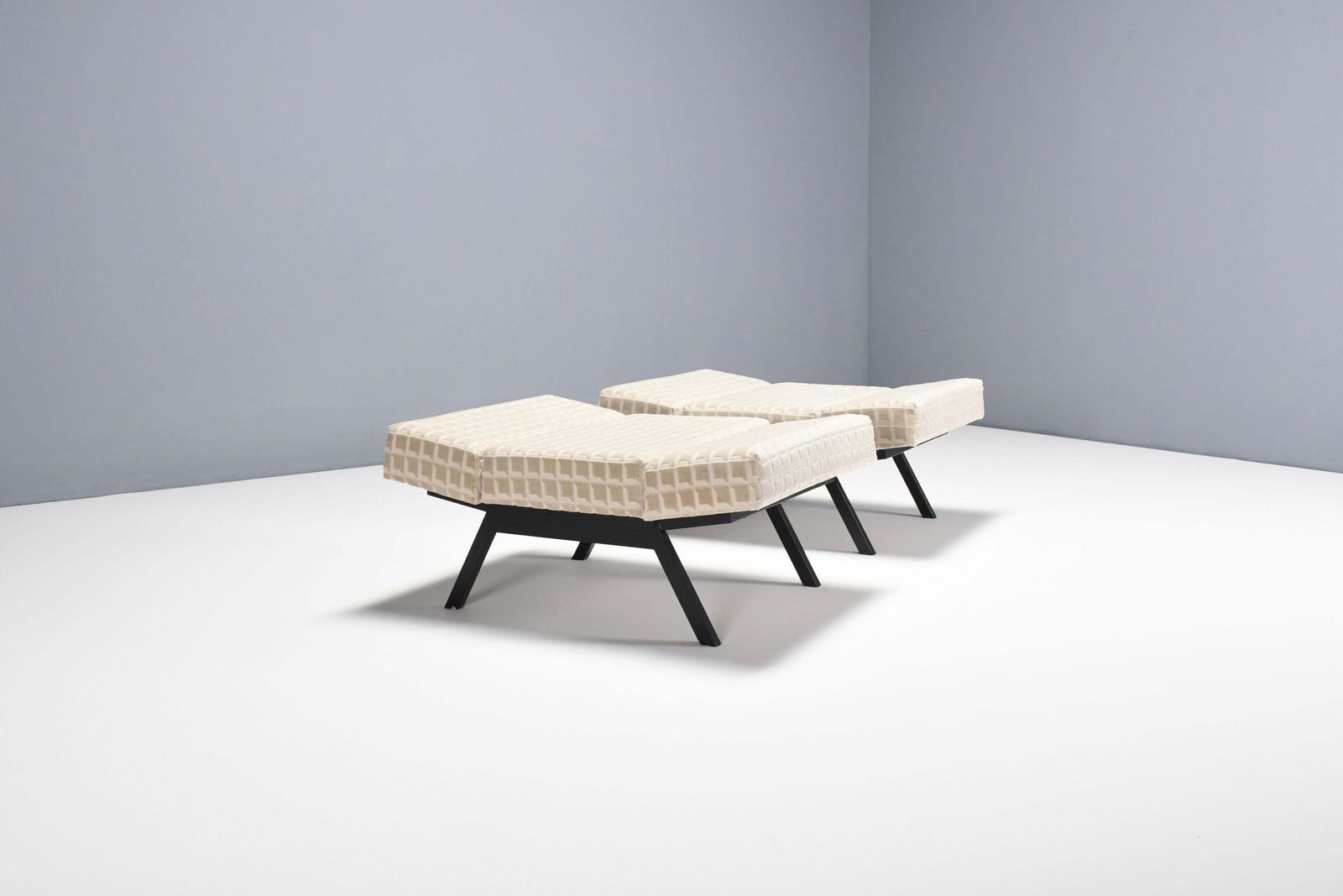 Set Italian Of ‘Panchetto’ Reclining Chairs By Rito Valla For Ipe, Italy 1960s photo 9023.48