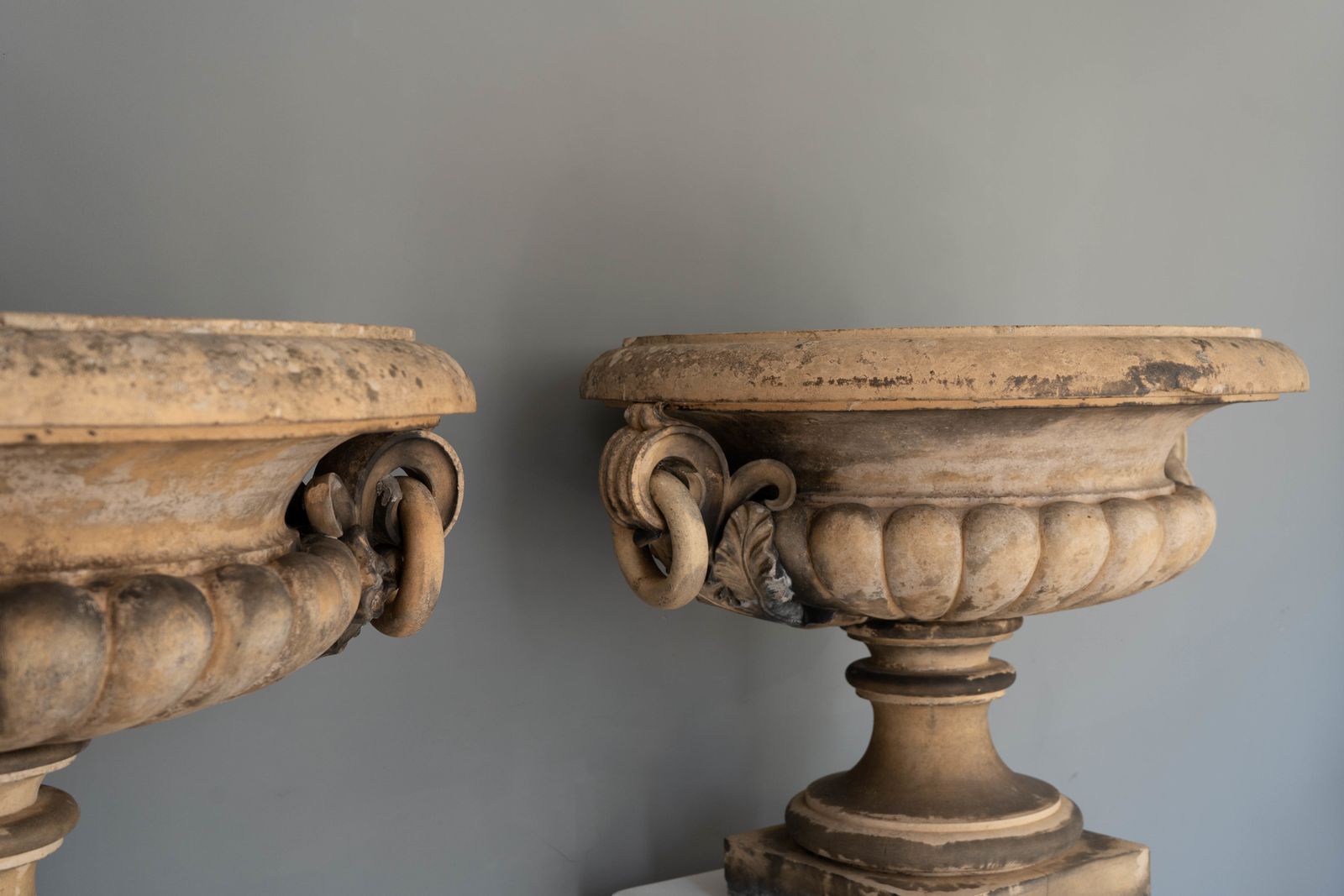 Pair Of Antique James Pulham Garden Urns photo Garden Decor