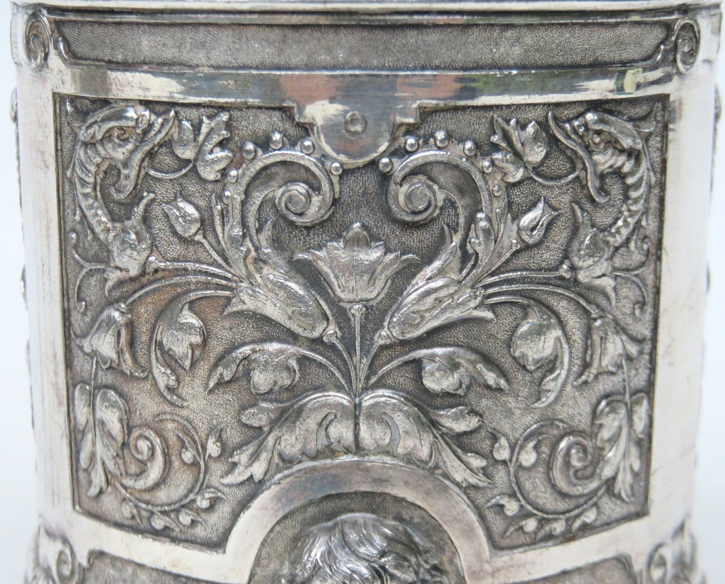 photo for sale Tin Wine Bottle Stand By A. Reith, 1880s, Set Of 2