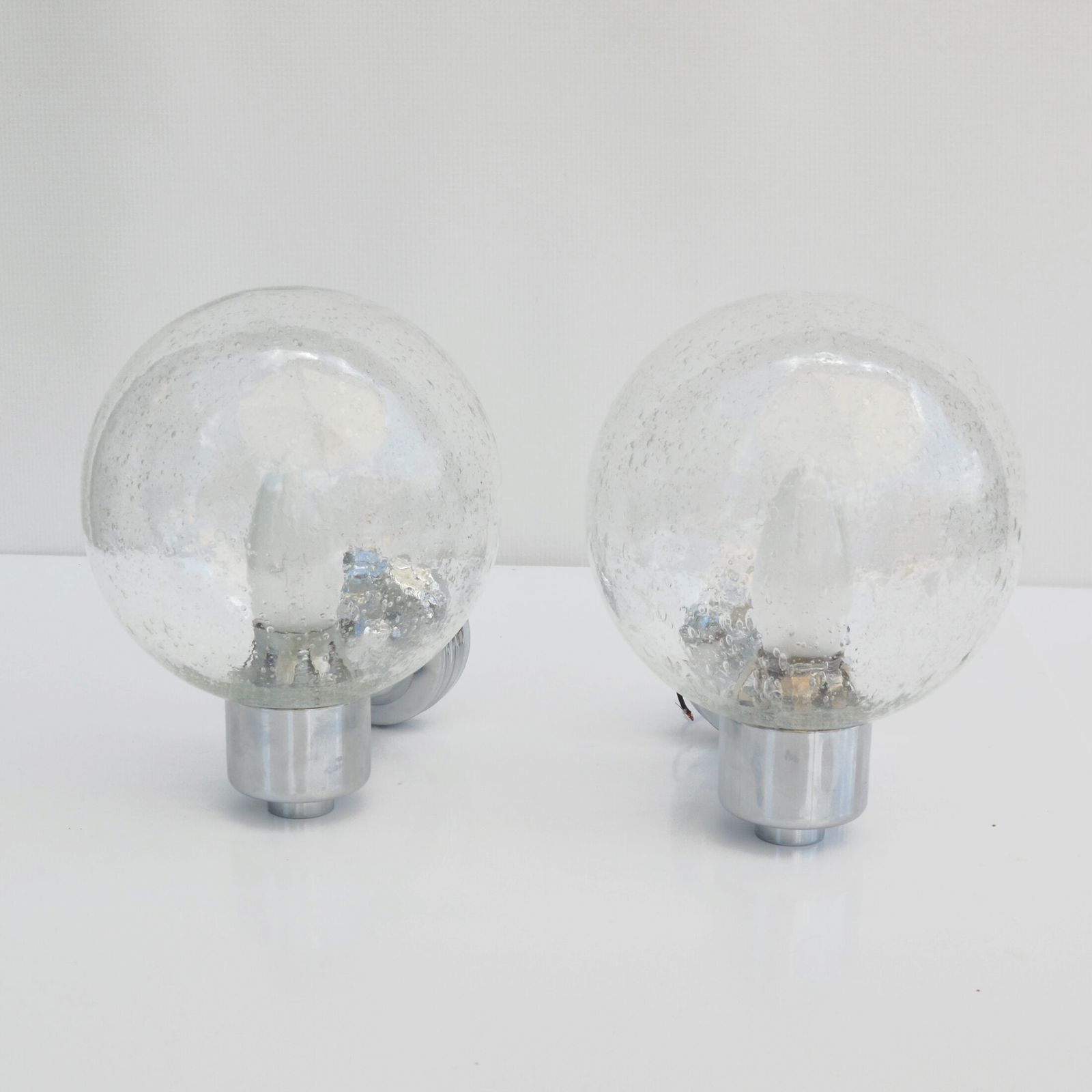 1980s Pair Of Wall Lamps, Karl Lenz, Germany photo buy