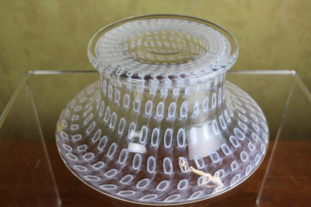 1960’s Cirrus Glass Bowl By Bertil Vallien For Boda Afors photo vinterior