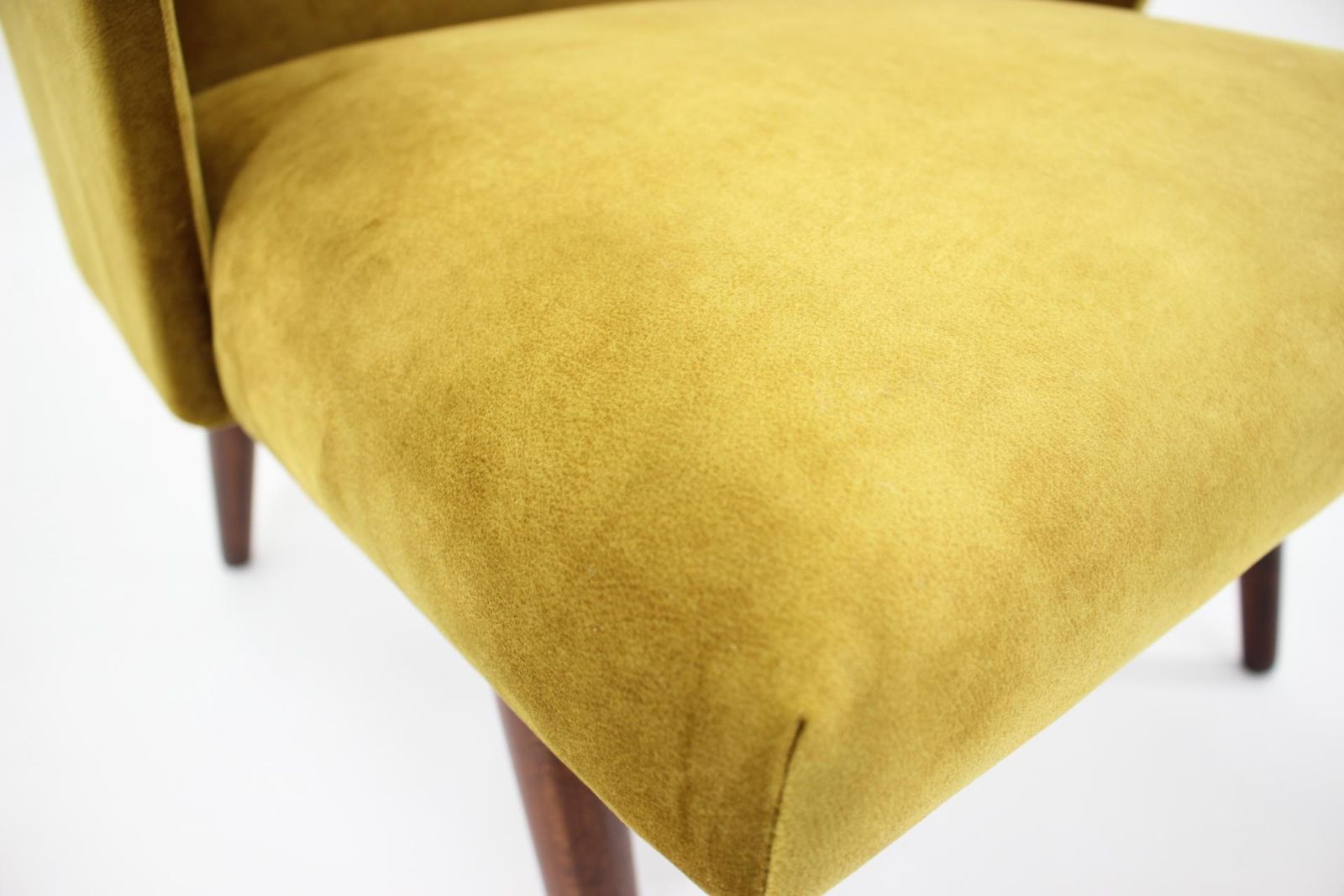 1960s Refurbished Beech Armchair, Czechoslovakia photo buy