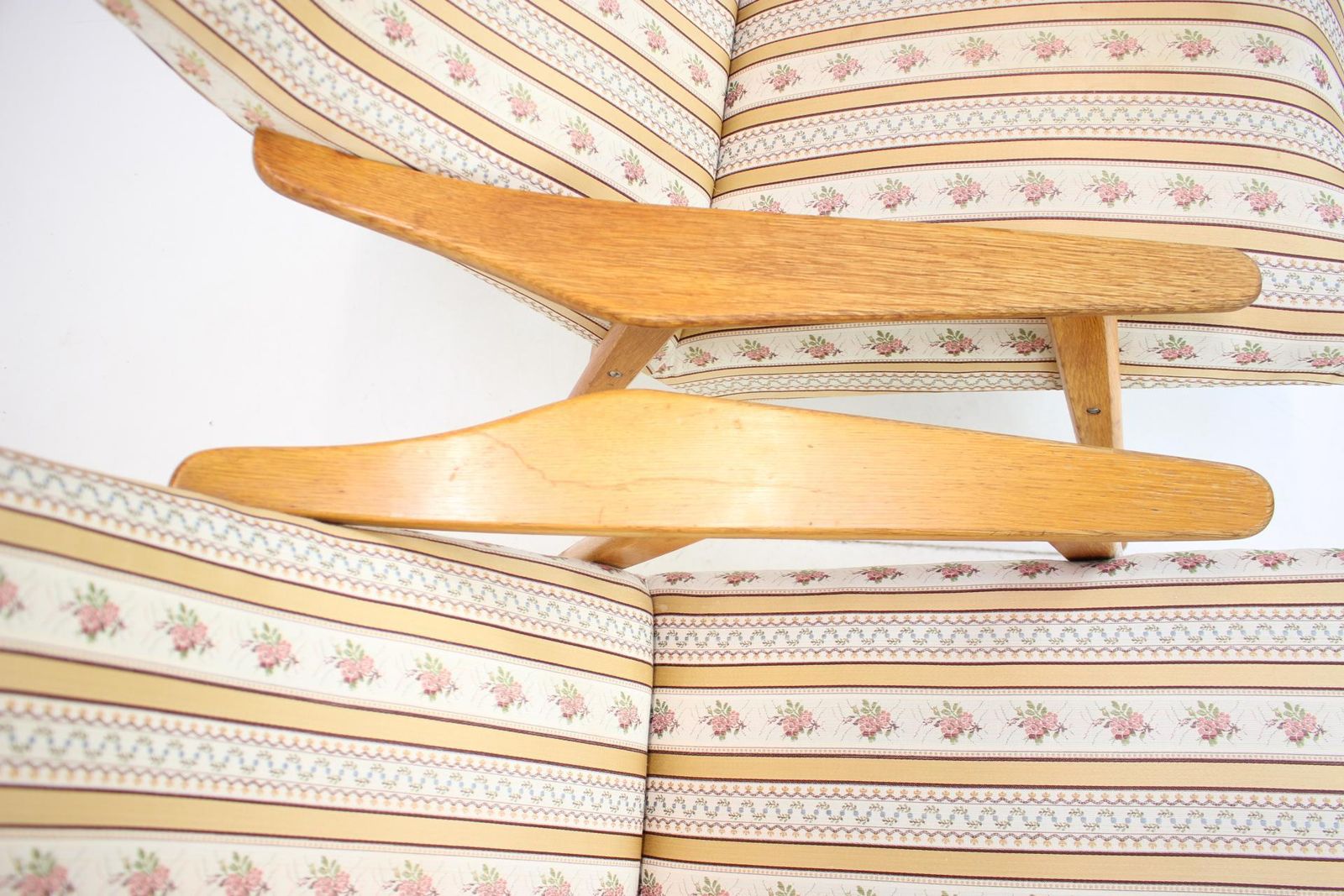 1960s Pair Of Midcentury Armchairs, Czechoslovakia photo vintage