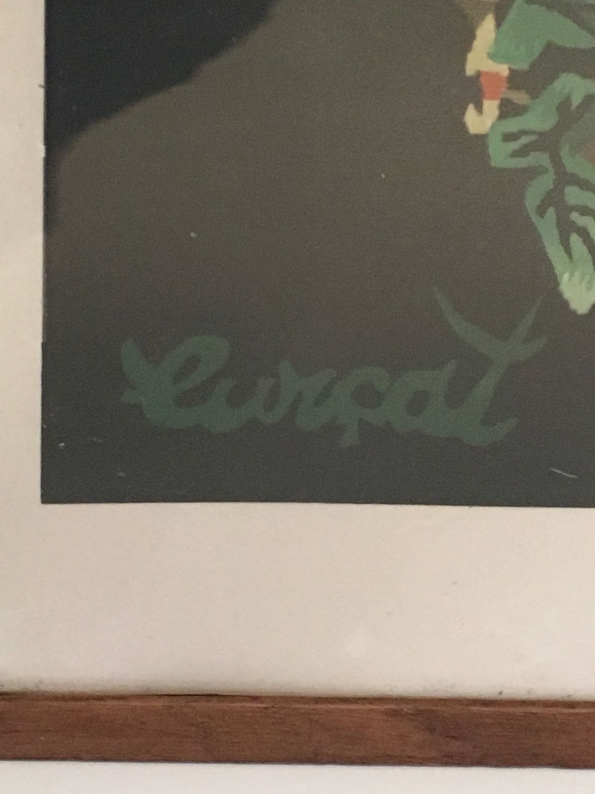 Print Representing An Aries. French Work Signed Jean Lurçat. Around 1970 photo Art