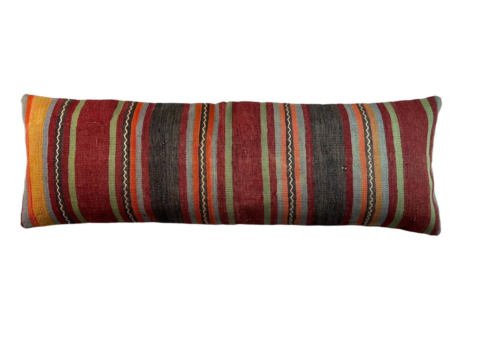 Einzigartige Kelim Kissen, Turkish Kilim Pillow, 16'×48' Pillow Cover, Sofa Pillow, Outdoor Pillow, Kilim Kissenhülle 120x40 Cm