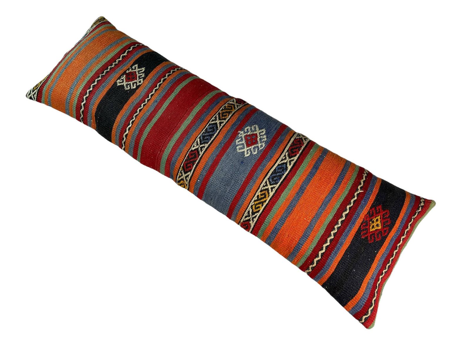 Einzigartige Kelim Kissen, Turkish Kilim Pillow, 16'×48' Pillow Cover, Sofa Pillow, Outdoor Pillow, Kilim Kissenhülle 120x40 Cm photo vinterior
