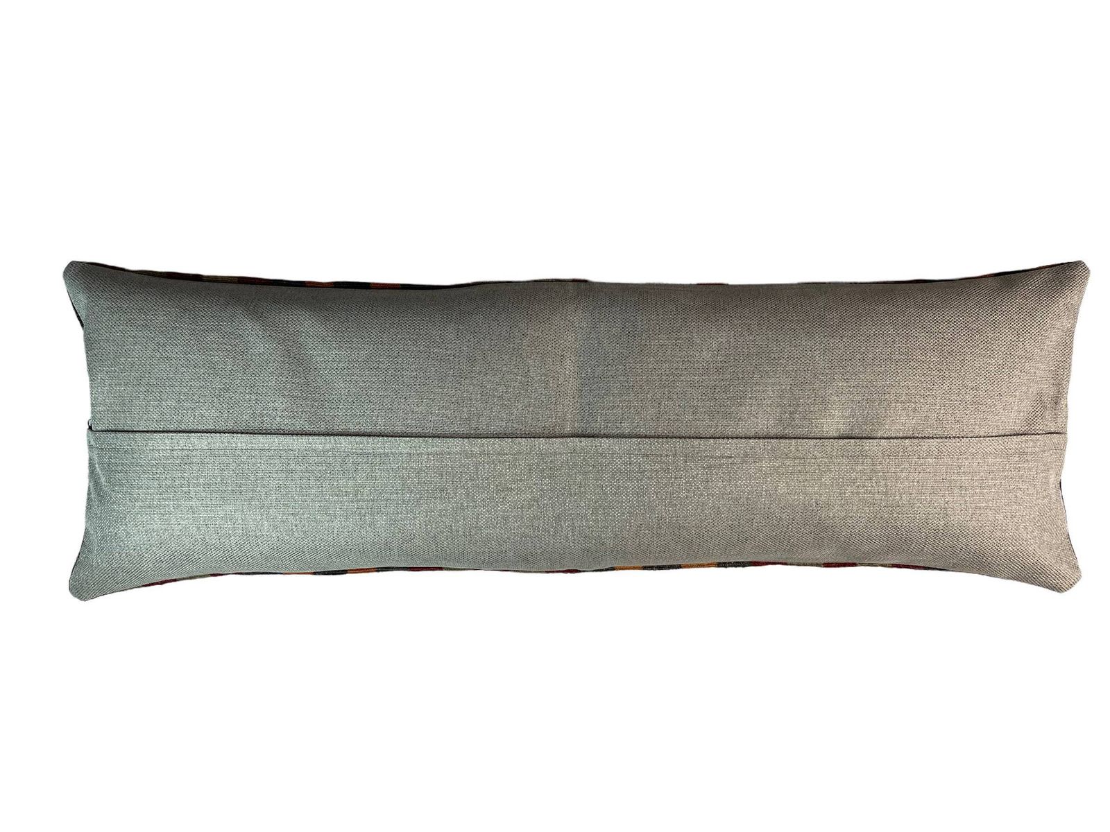Uniek Kelim Kussen, Turkish Kilim Pillow, Kussenhoes 16"×48", Sofakussen, Buitenkussen, Kilim Kissenhülle 120x40 Cm photo furniture