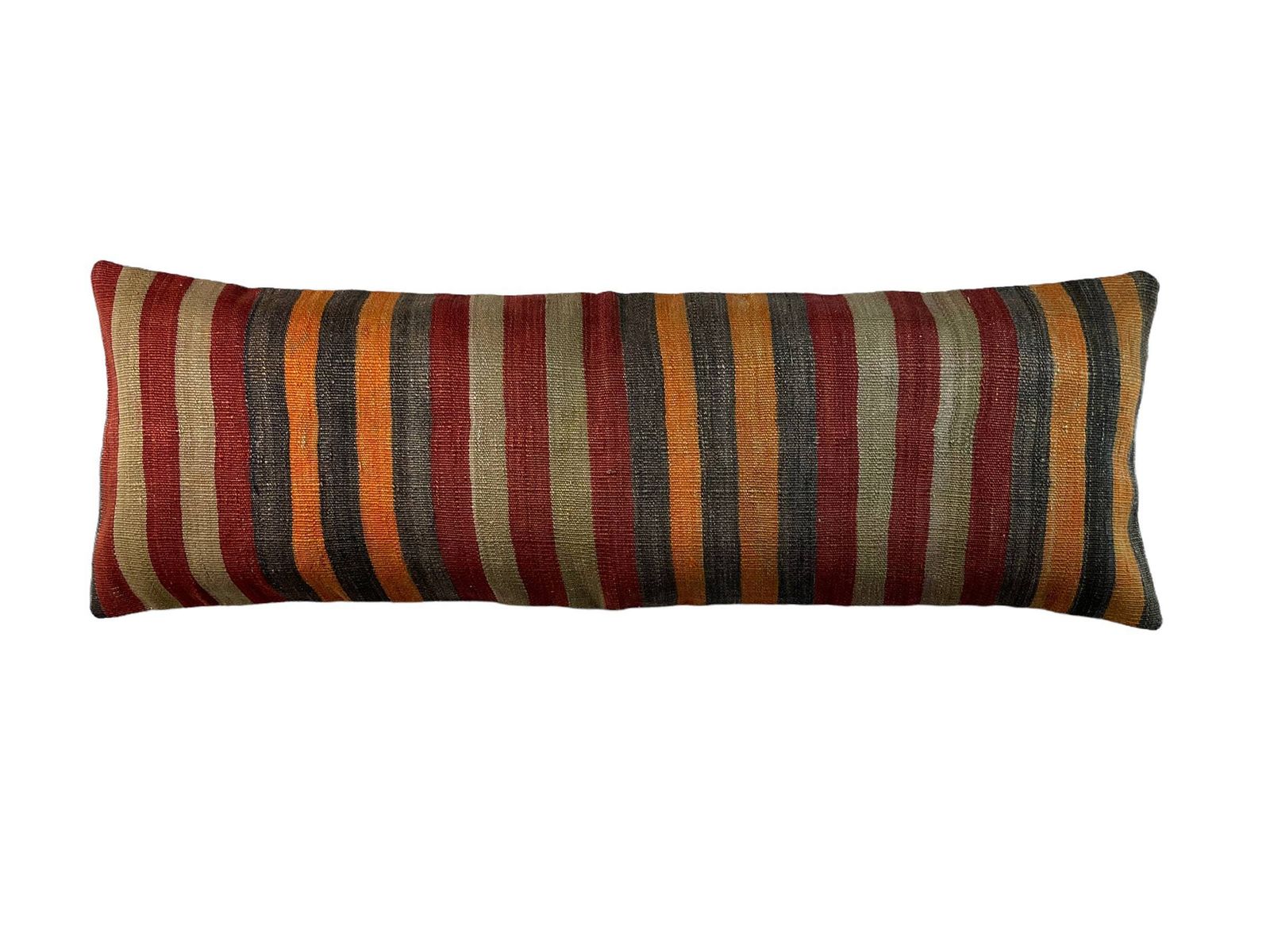 Einzigartige Kelim Kissen, Turkish Kilim Pillow, 16'×48' Pillow Cover, Sofa Pillow, Outdoor Pillow, Kilim Kissenhülle 120x40 Cm photo vintage