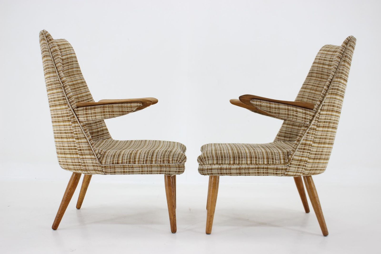 1960s Set Of Two Design Rare Armchairs ,Czechoslovakia photo 1178.0
