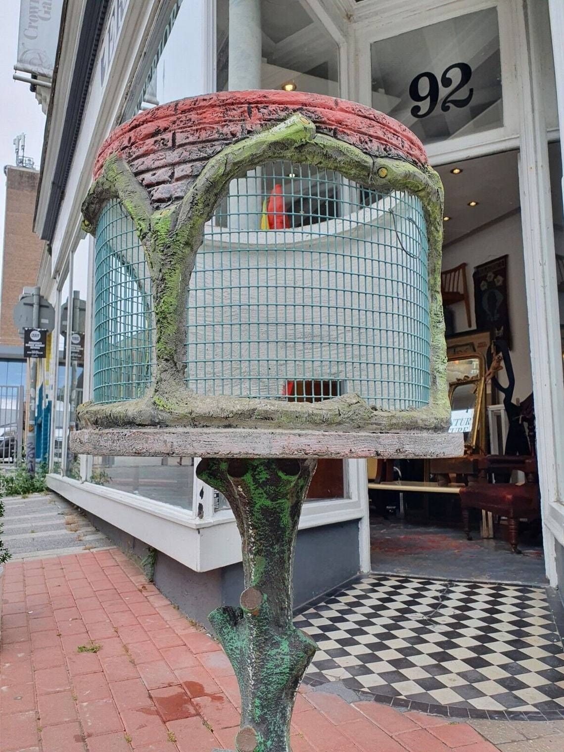 Early 20th Century Faux Bois Belgian Aviary/Bird Cage. photo buy