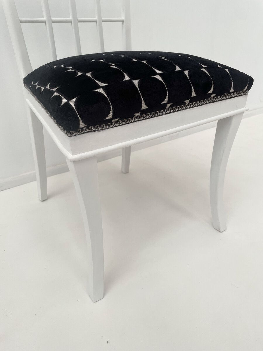 Set Of 12 Italian Art Deco Style Dining Chairs photo buy