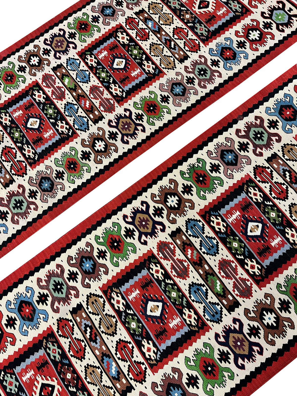 photo furniture Pair Of Vintage Turkish Kilim Runners