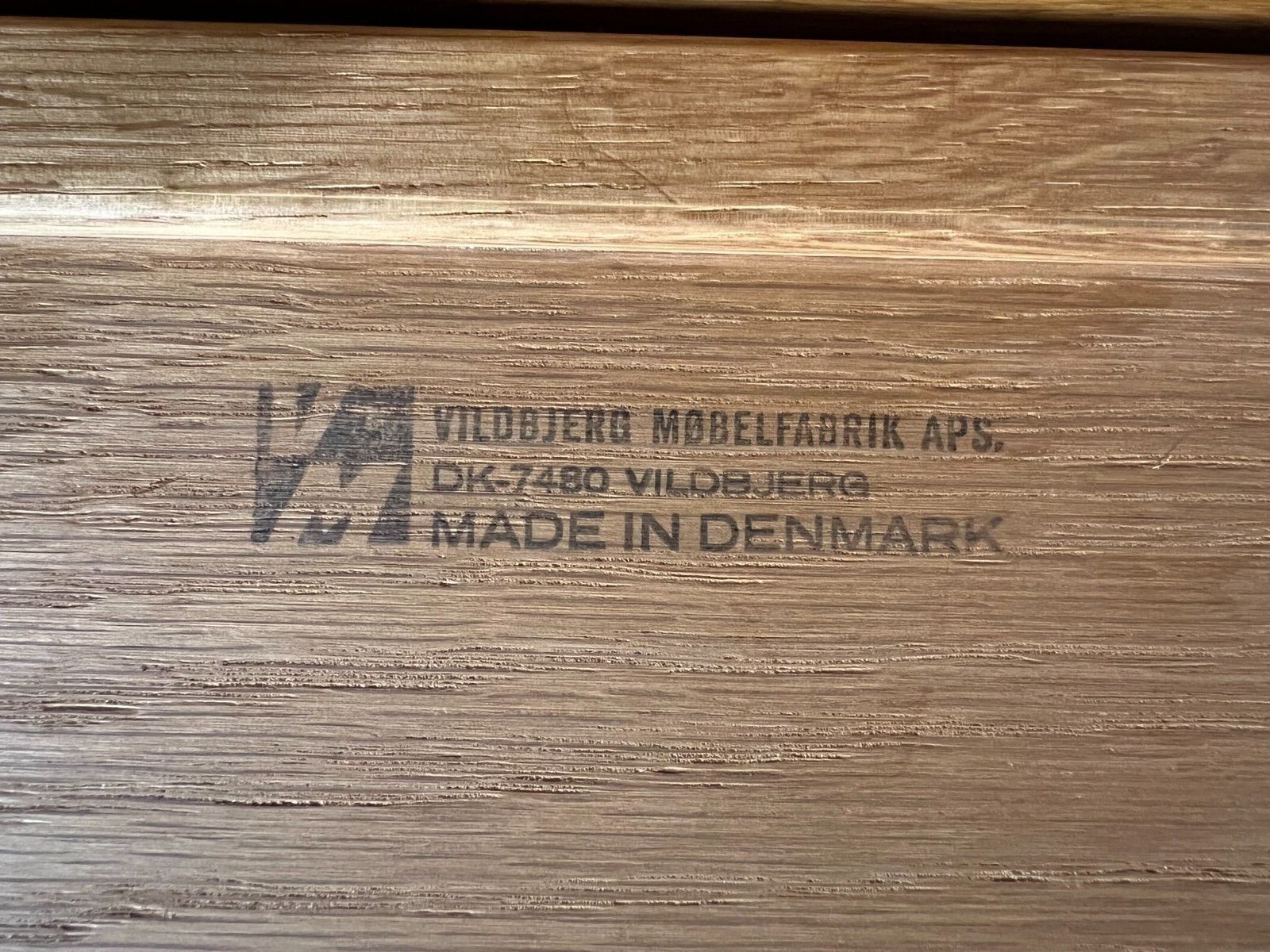 1256.0 60s 70s Wardrobe Sideboard Chest Of Drawers Oak Vm Vildbjerg Danish Design photo