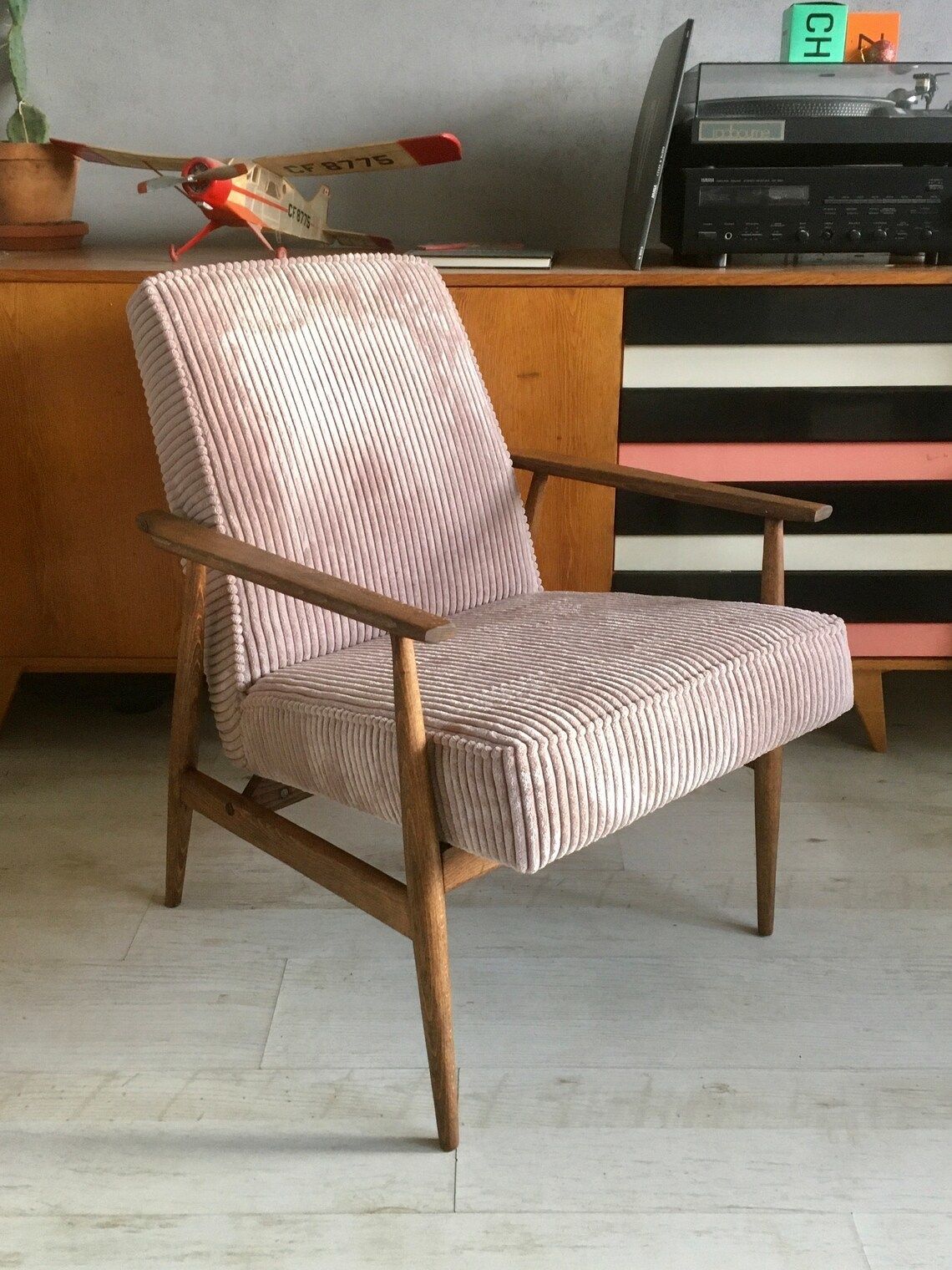 Original Vintage Polish 300 190 Chair From 1960s Designed By H. Lis. Personalization!