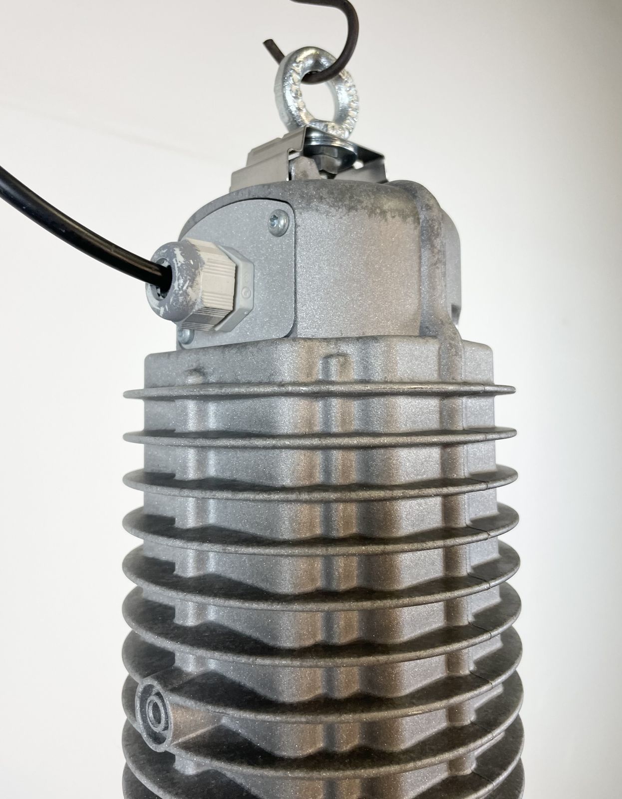 Industrial Pendant Lamp By Charles Keller For Zumtobel, 1990s, 6x photo vintage