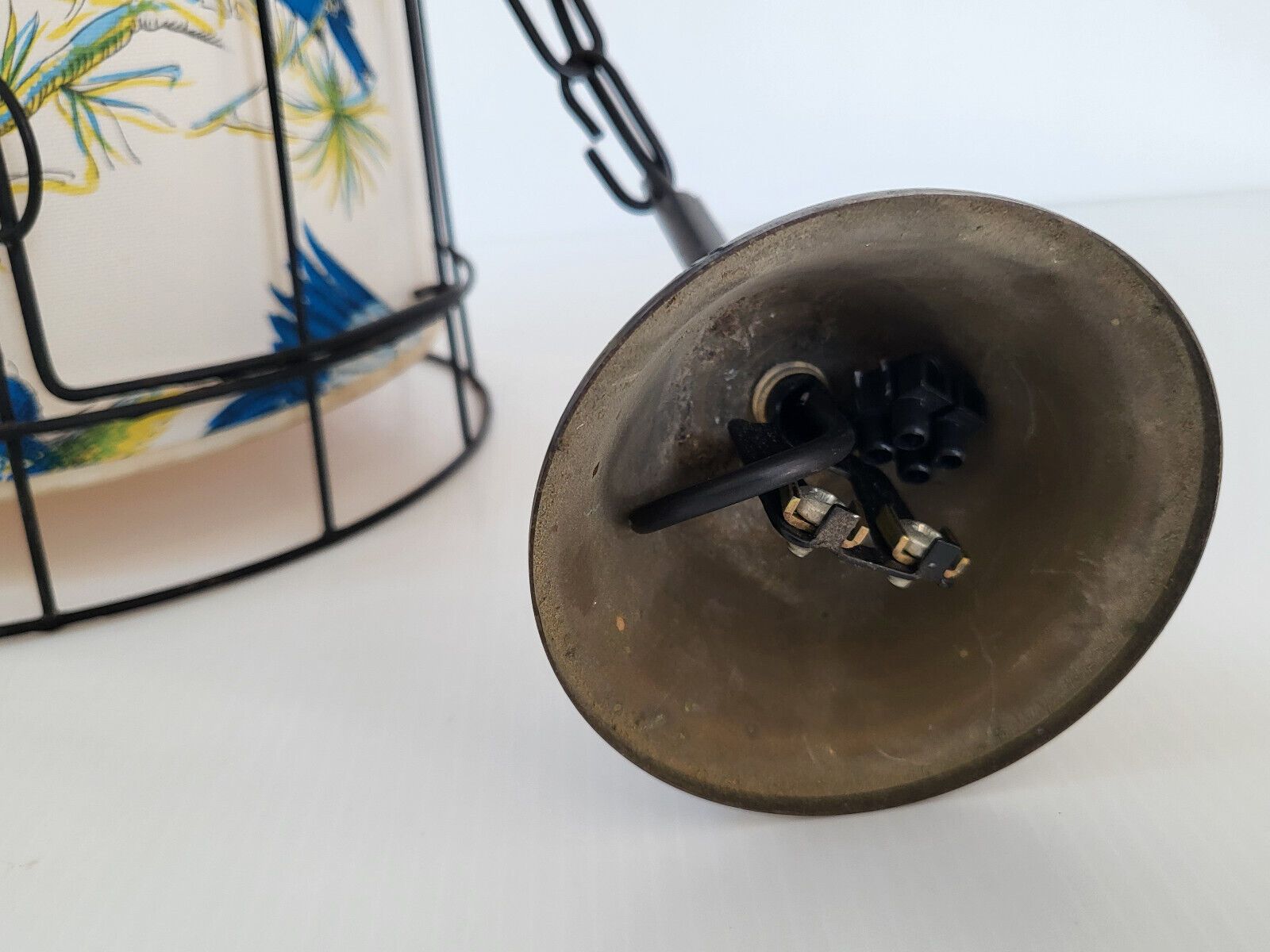 Hanglamp Vintage Vogelkooi 1950 Staal 50s Jaren 1950 Rockabilly photo buy