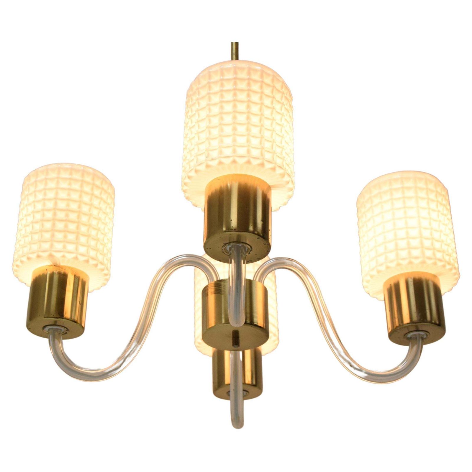 Mid Century Chandelier/Kamenicky Senov,1970's.