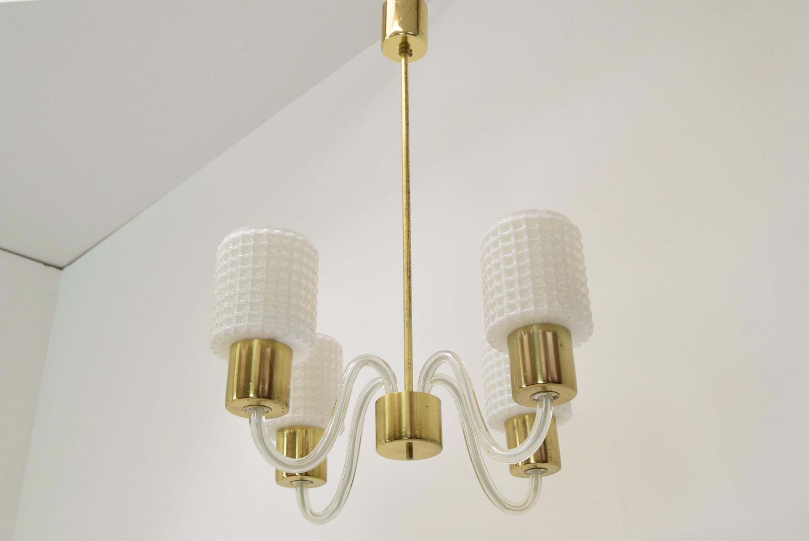 Mid Century Chandelier/Kamenicky Senov,1970's. photo vintage