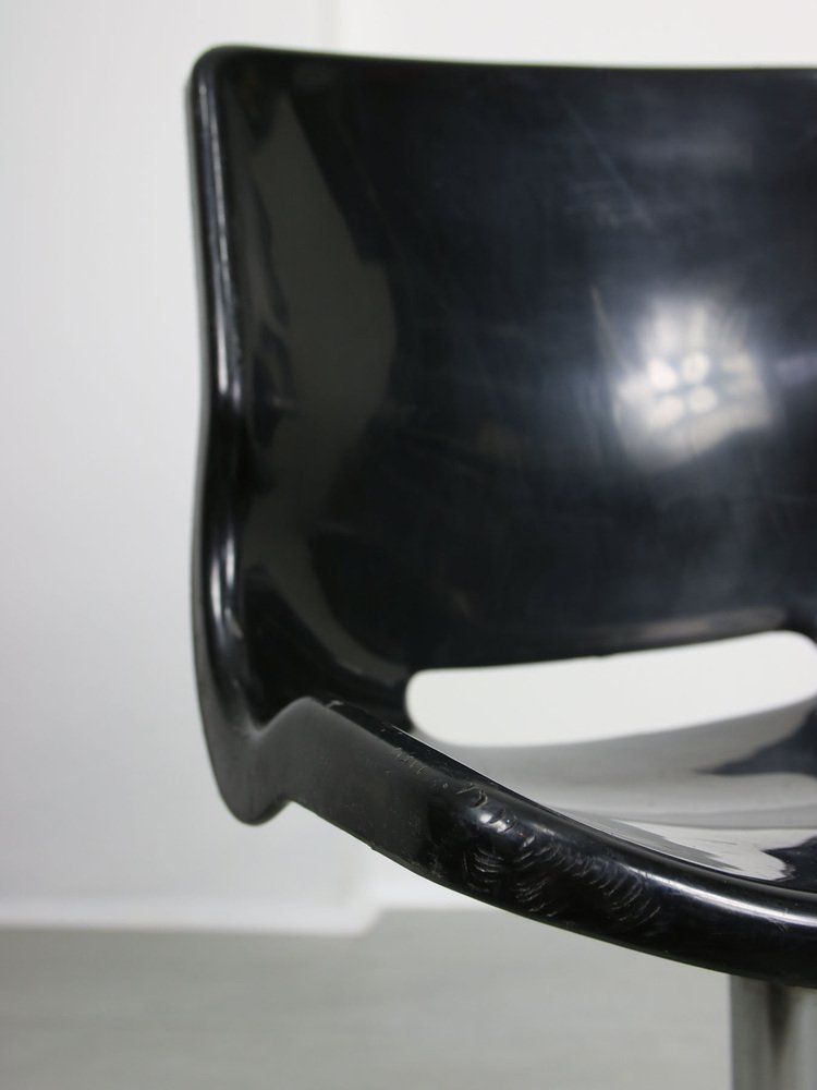 photo vinterior Swedish Overman Office Swivel Chair In Black By Svante Schöblom, 1970s