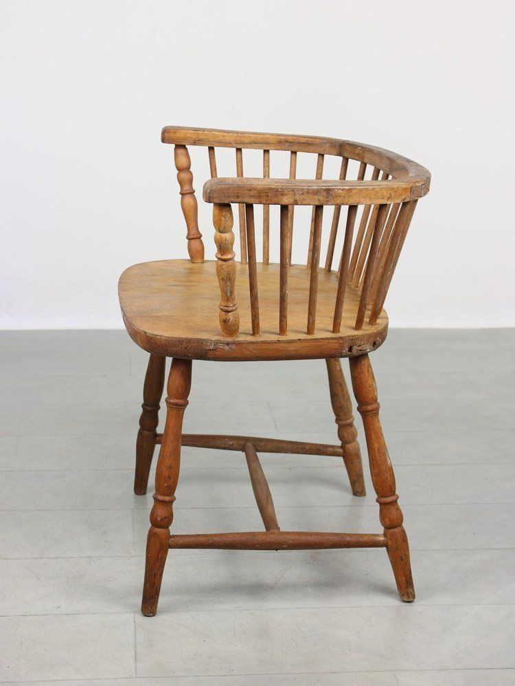 photo for sale Antique Windsor Chairs With Low Back, Set Of 2
