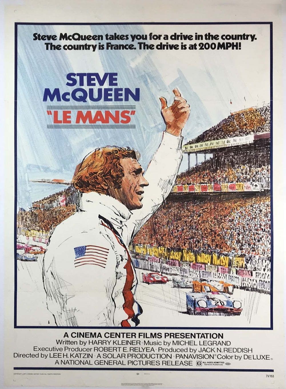 Le Mans Original Vintage Poster