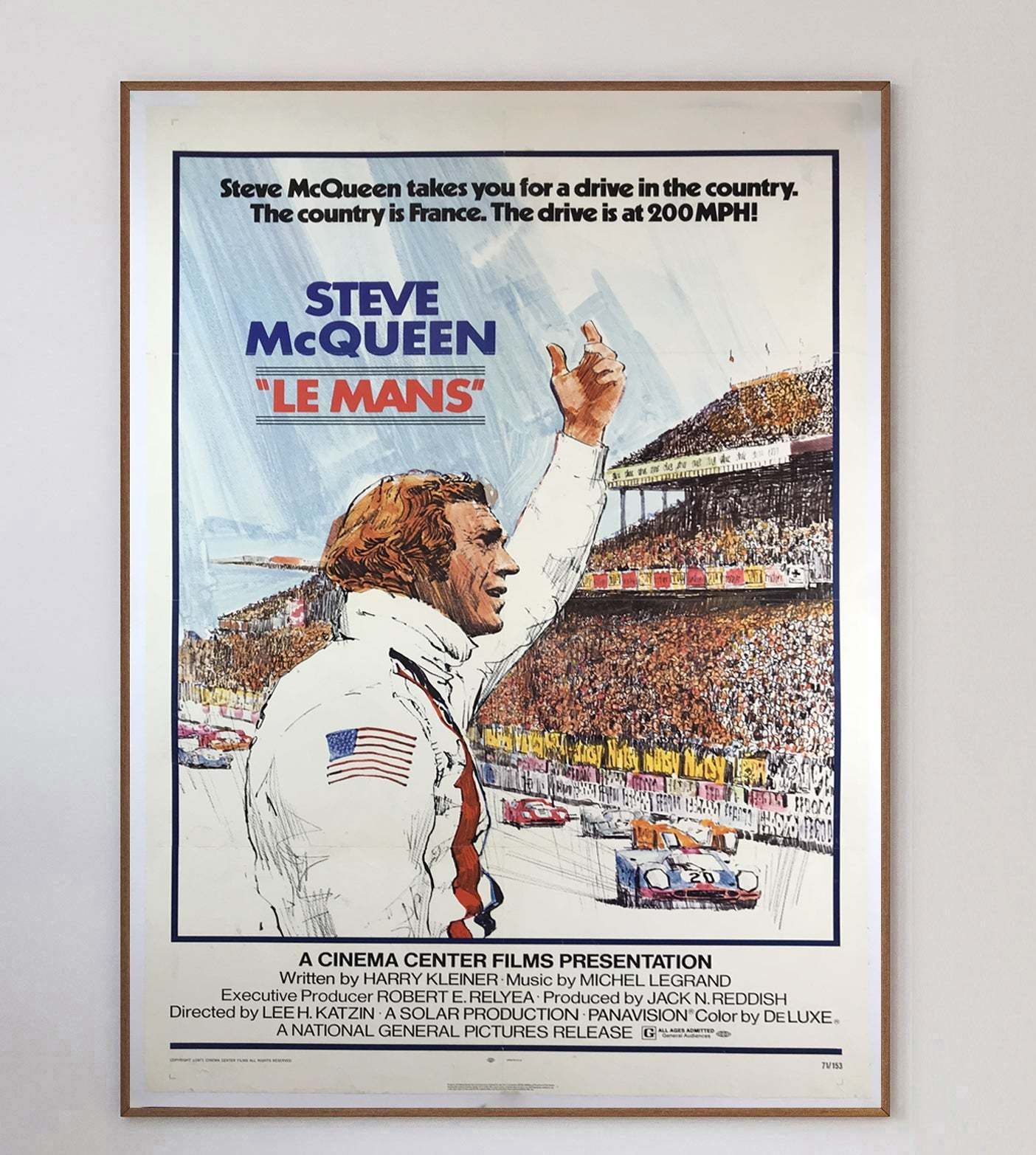 Le Mans Original Vintage Poster photo 1353.0