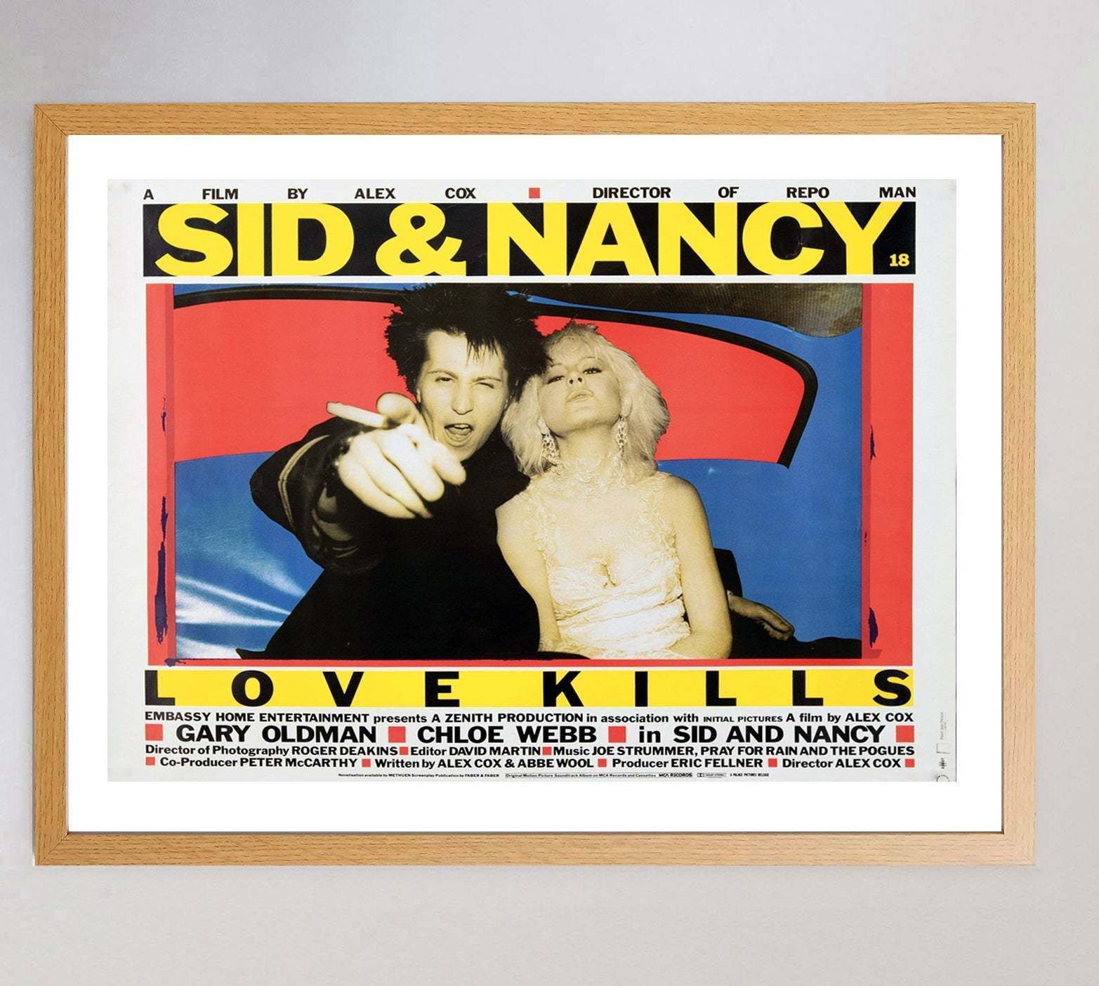 Sid & Nancy Original Vintage Poster photo Art