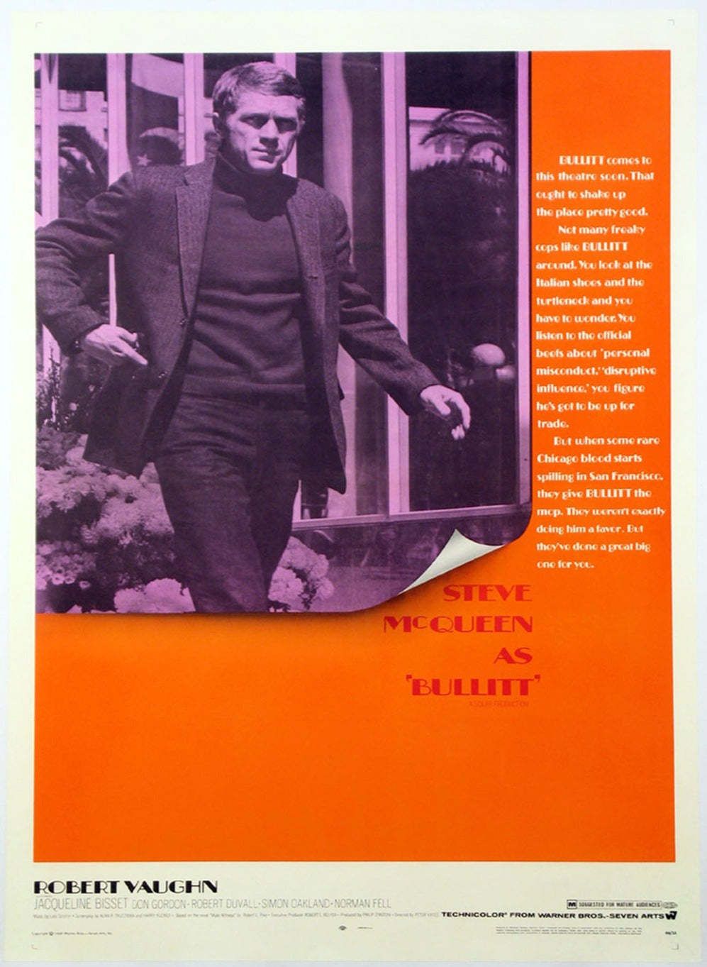 Bullitt Original Vintage Poster