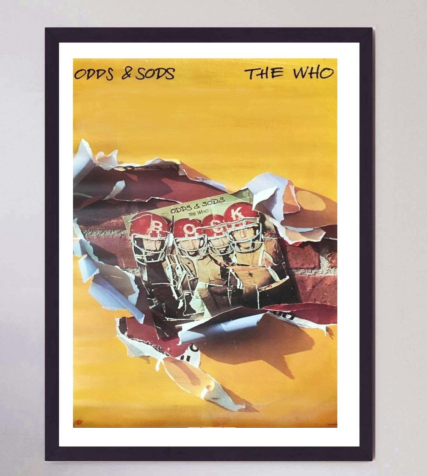 The Who   Odds & Sods Original Vintage Poster photo furniture
