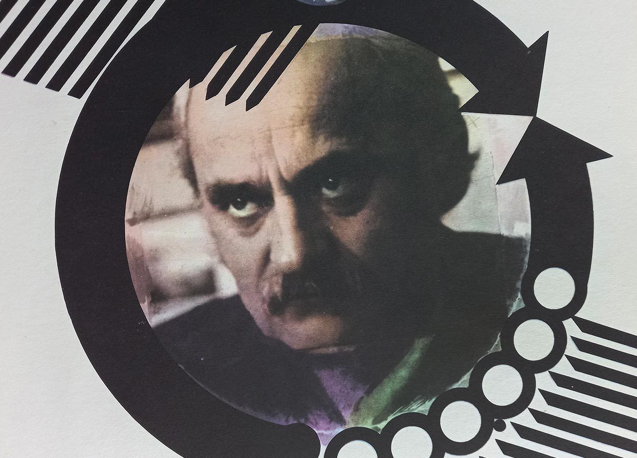Original Film Poster, The House, Miroslav Hrdina, 1977, Genuine Czech Vintage Print photo vinterior
