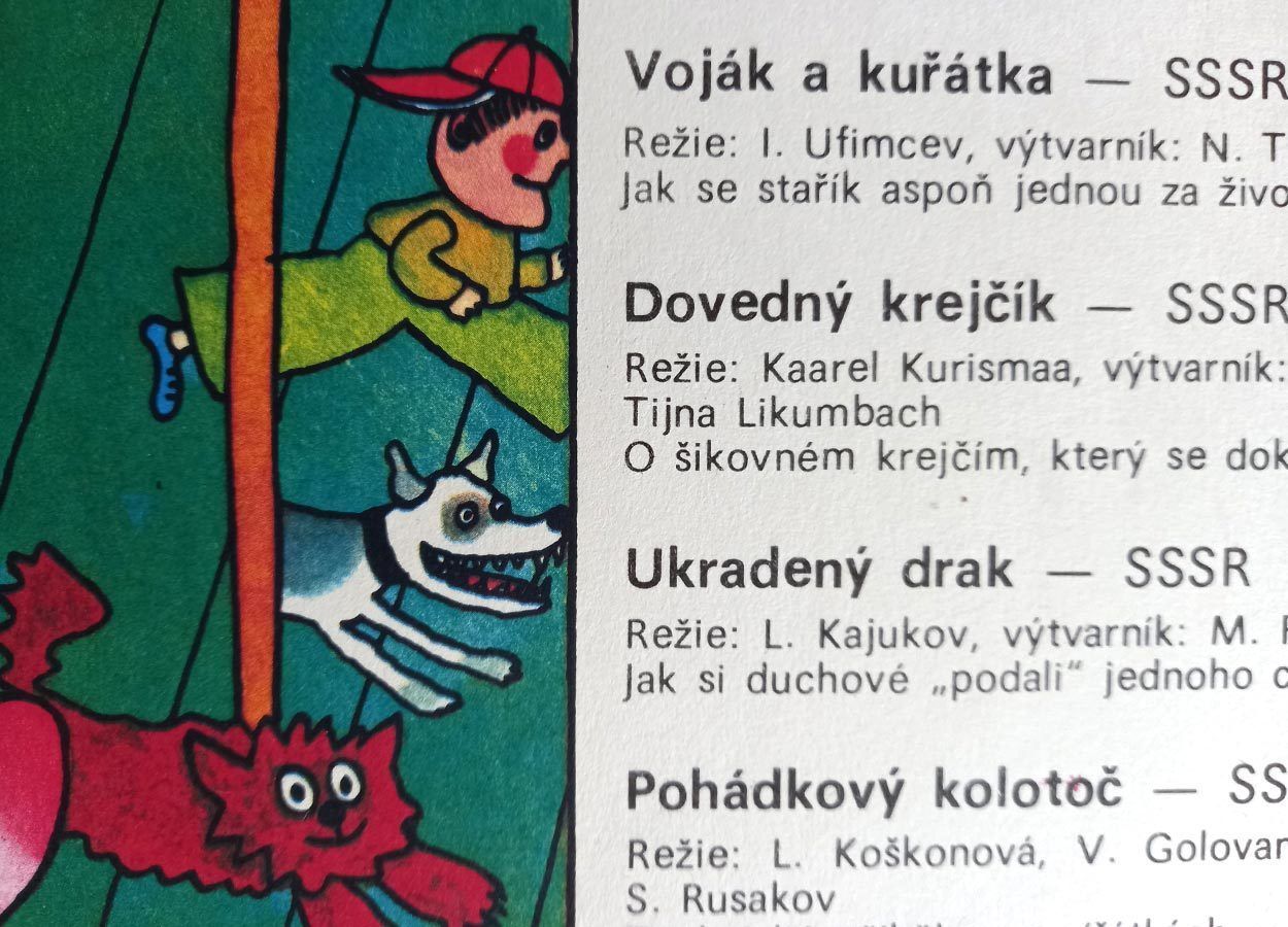 Original Film Poster, Golden Antelope, Vratislav Hlavatý, 1981, Genuine Czech Vintage Print photo Art