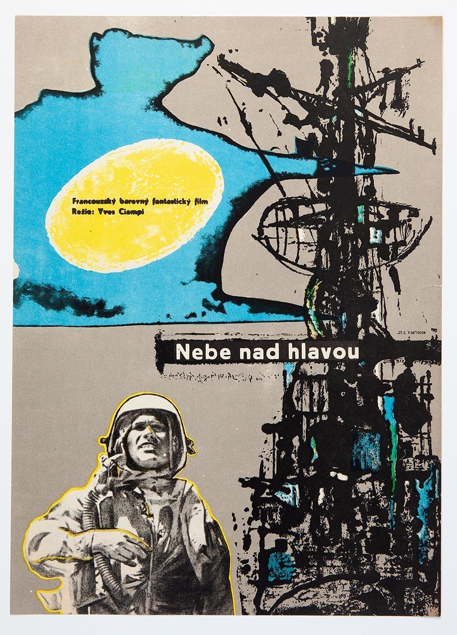 Movie Poster, Skies Above, Vladimír Václav Paleček, 1967