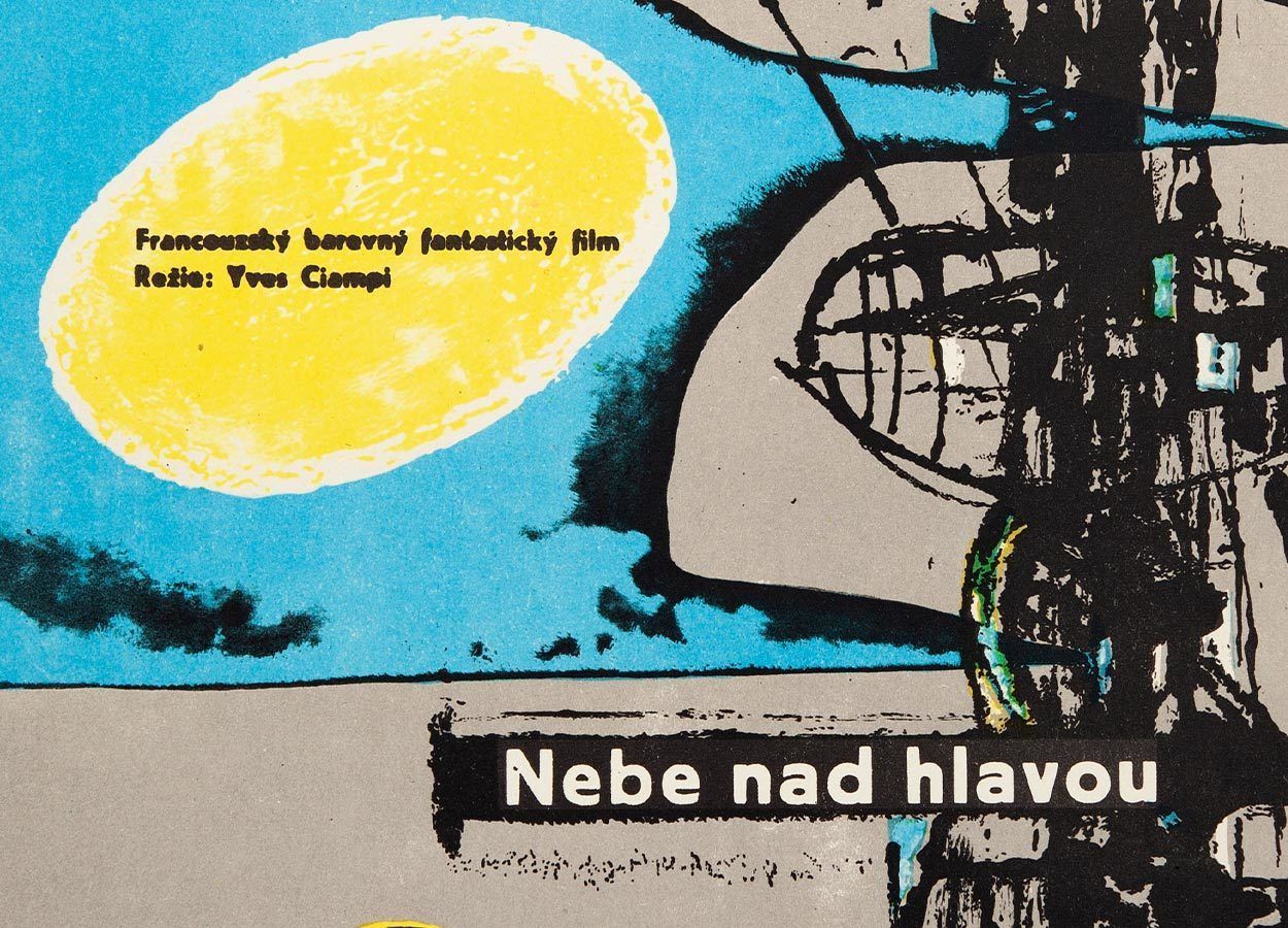 Movie Poster, Skies Above, Vladimír Václav Paleček, 1967 photo for sale