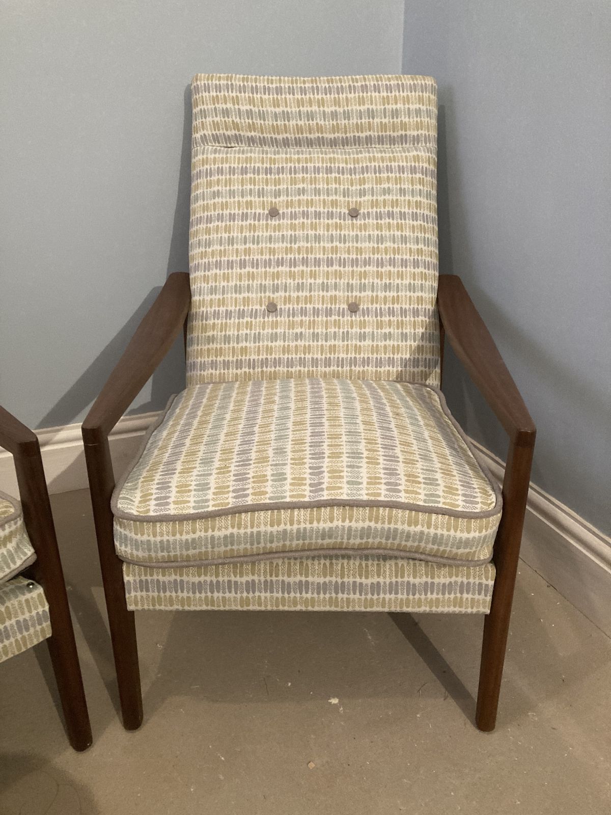 Mid Century Ladies And Gentleman's Teak Lounge Chairs photo Furniture