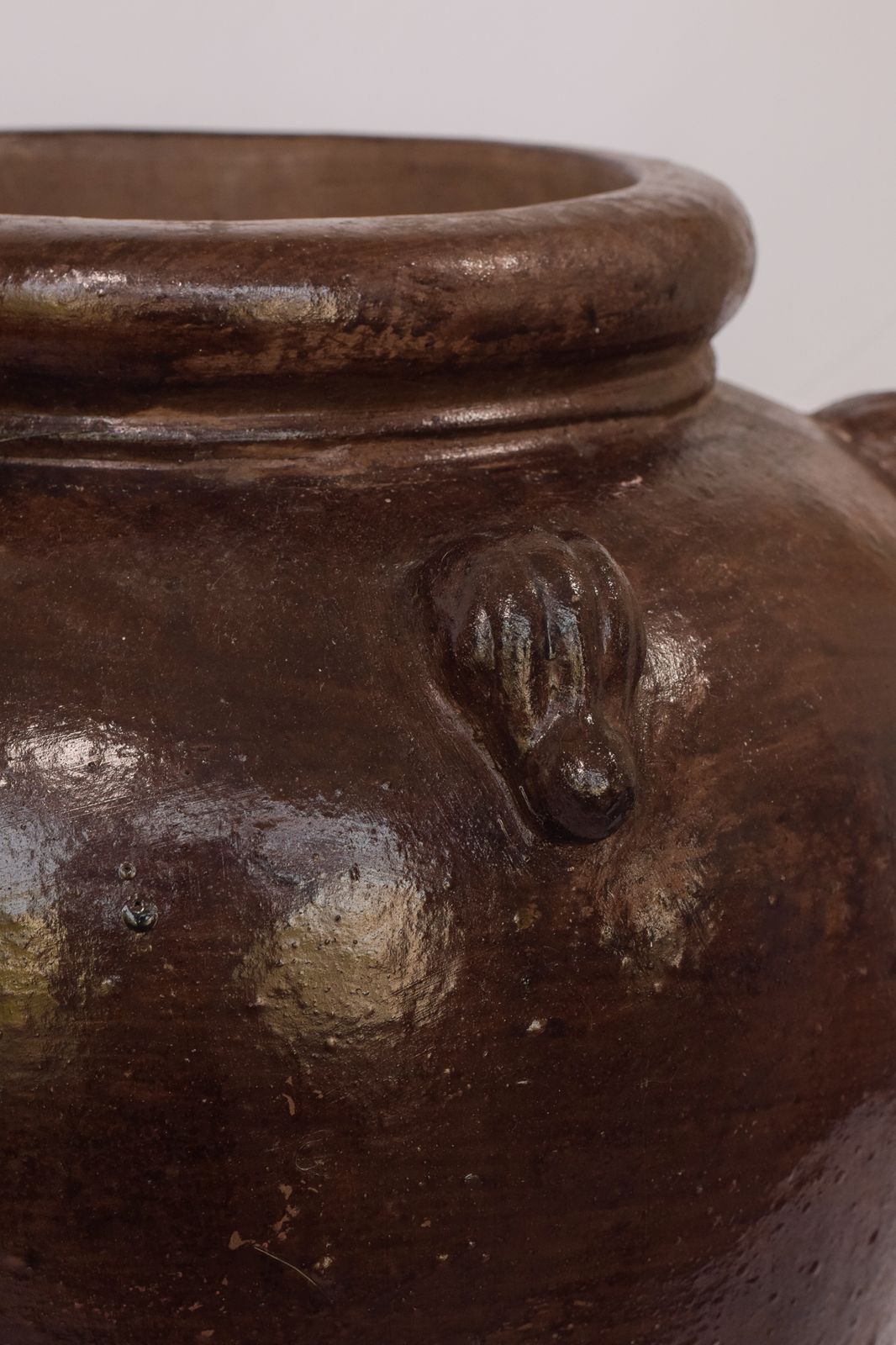 Grote Stoneware Pot, Jaren 1960, Vintage photo Woonaccessoires