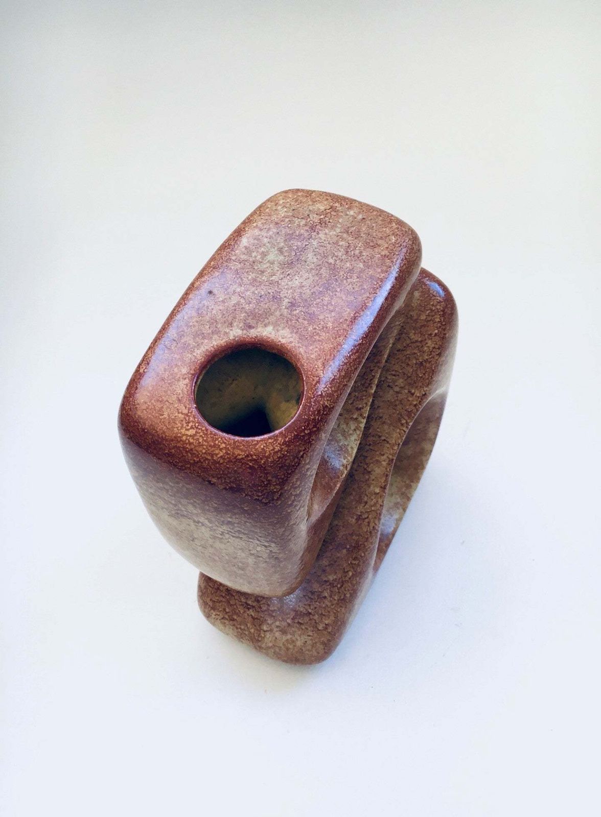 Abstract Vase By Roberto Rillon For Bertoncello Ceramiche, Italy 1960's photo 261.64