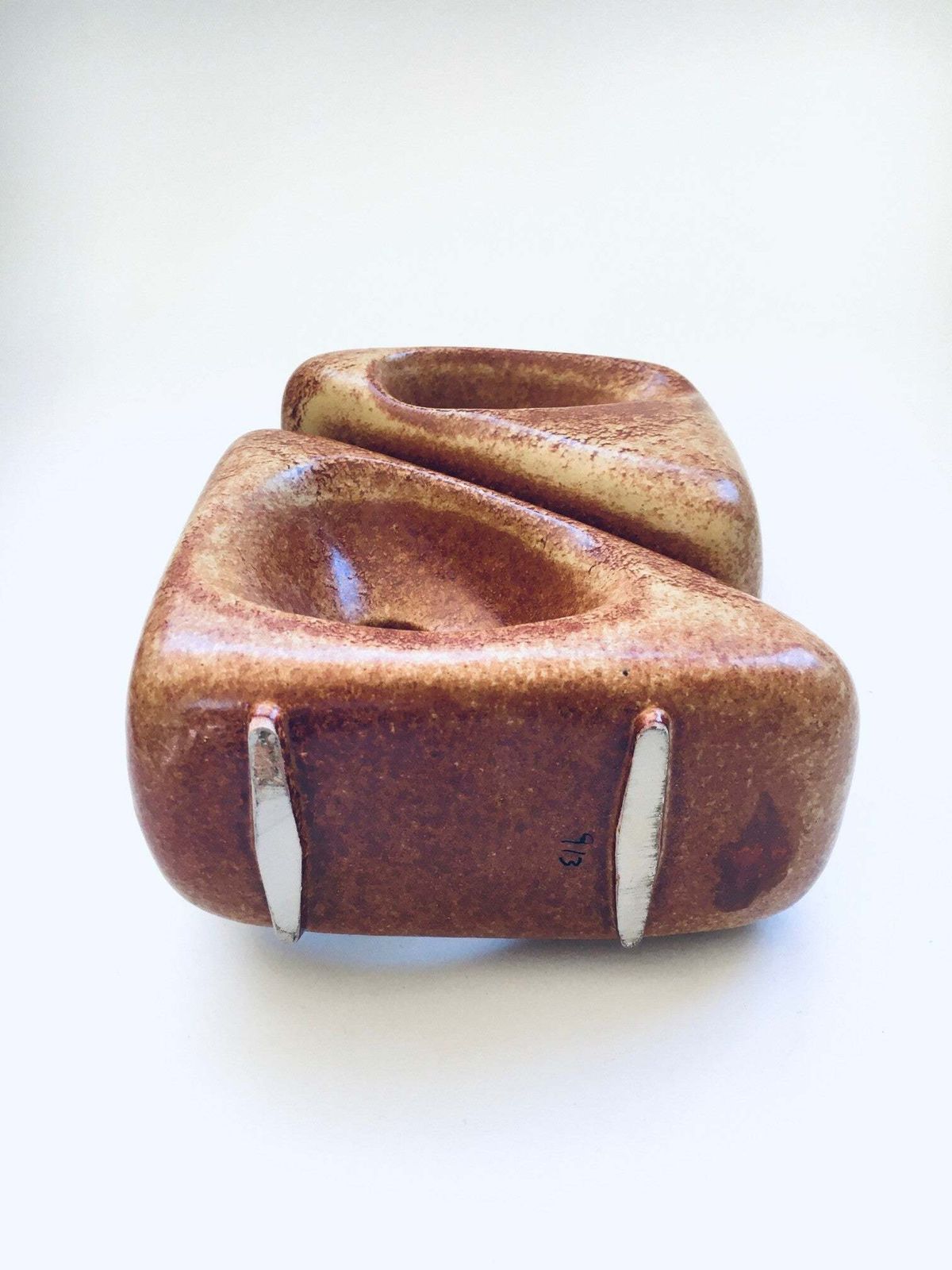 photo for sale Abstract Vase By Roberto Rillon For Bertoncello Ceramiche, Italy 1960's