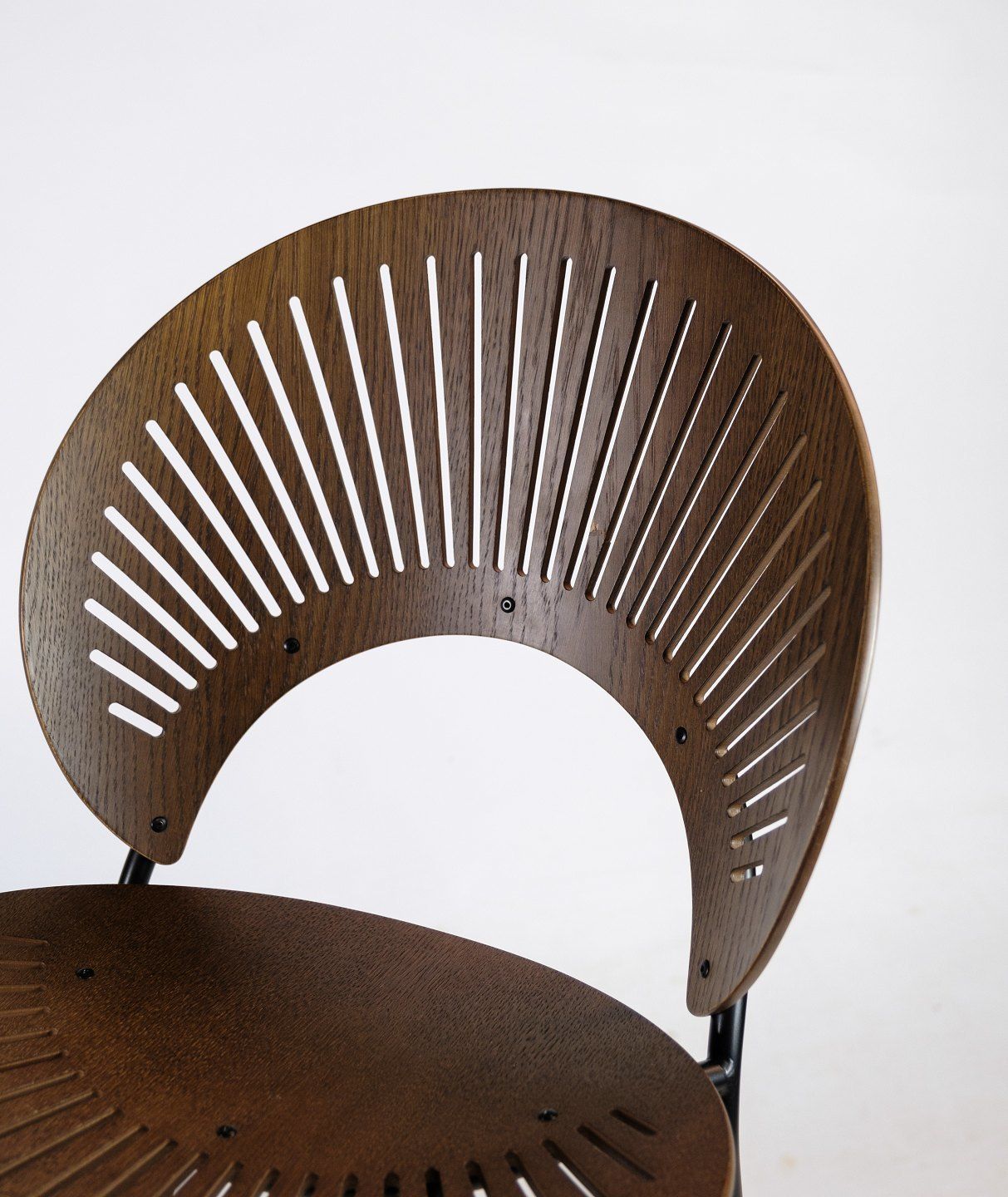 Trinidad Bar Stool, Stained Oak, Nanna Ditzel, 1998 photo for sale