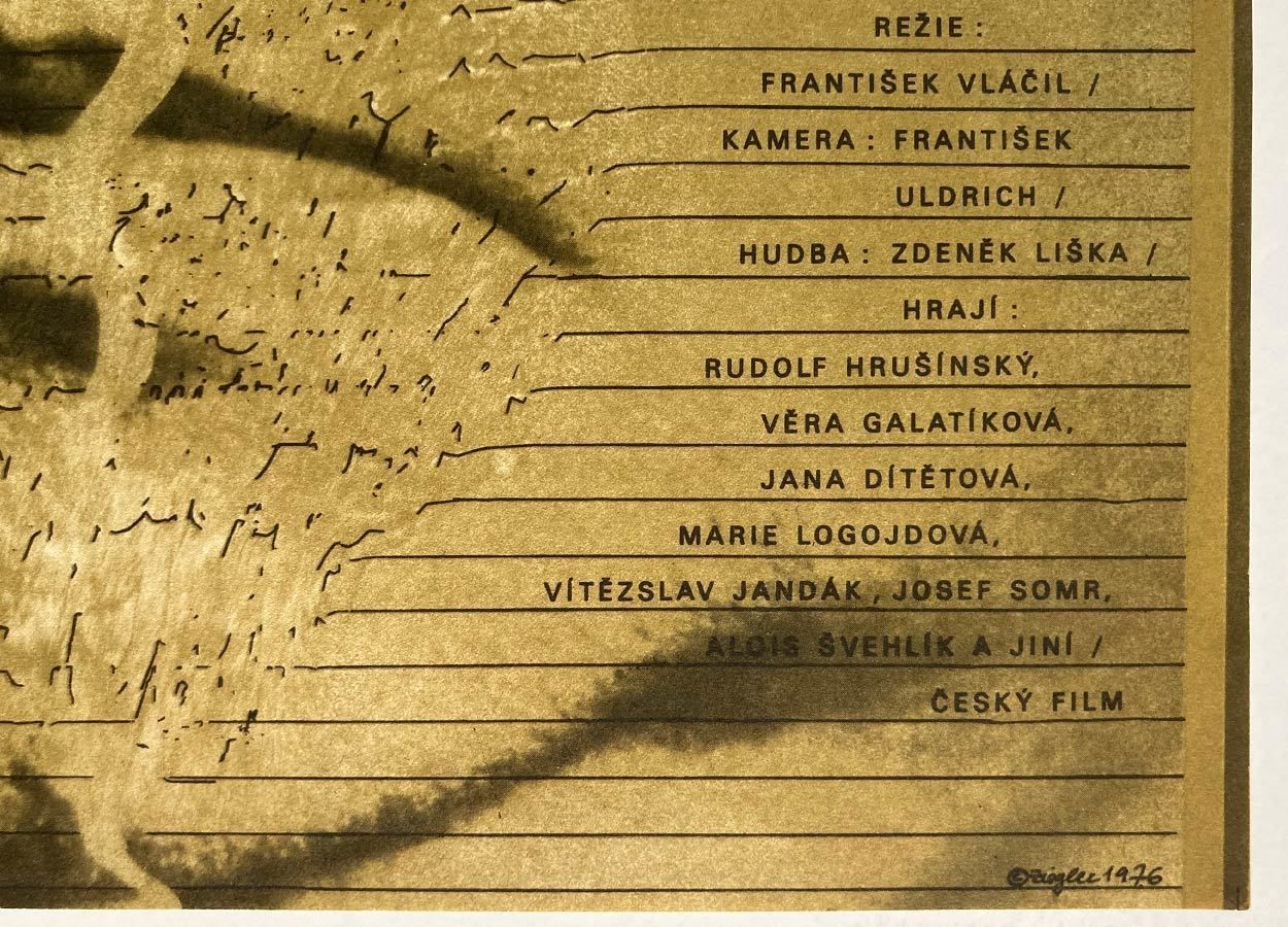 Movie Poster, Smoke On The Potato Fields, Zdeněk Ziegler, 1976 photo 54.0