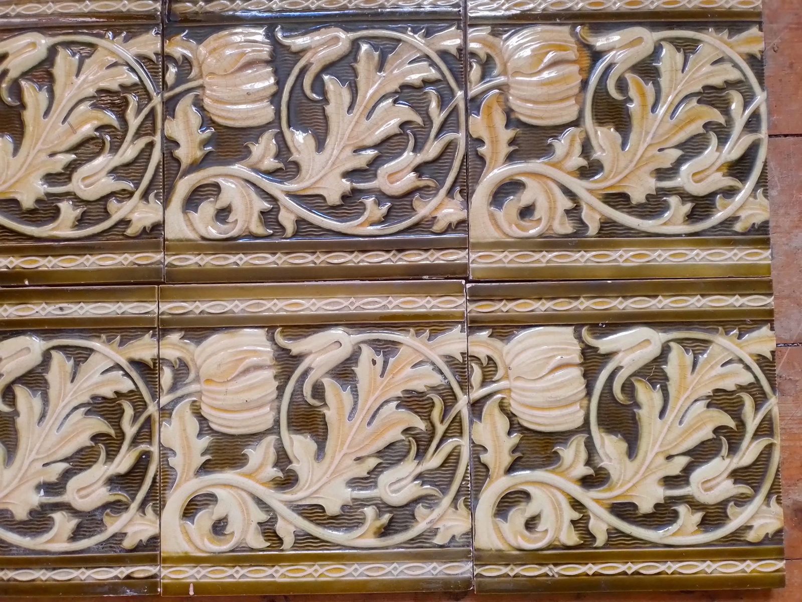 Minton Tiles, 1800s, Ceramic, Antique