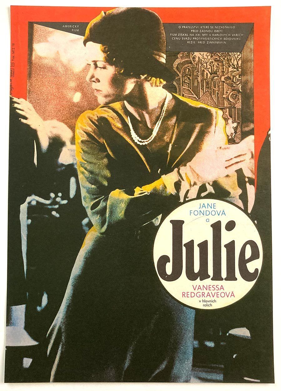Original Film Poster, Julia, Zdeněk Ziegler, 1978, Genuine Czech Vintage Print