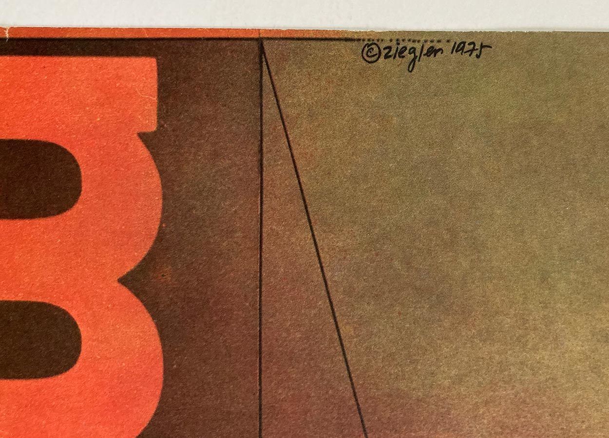 Movie Poster, Town Unaware, Zdeněk Ziegler, 1975 photo buy