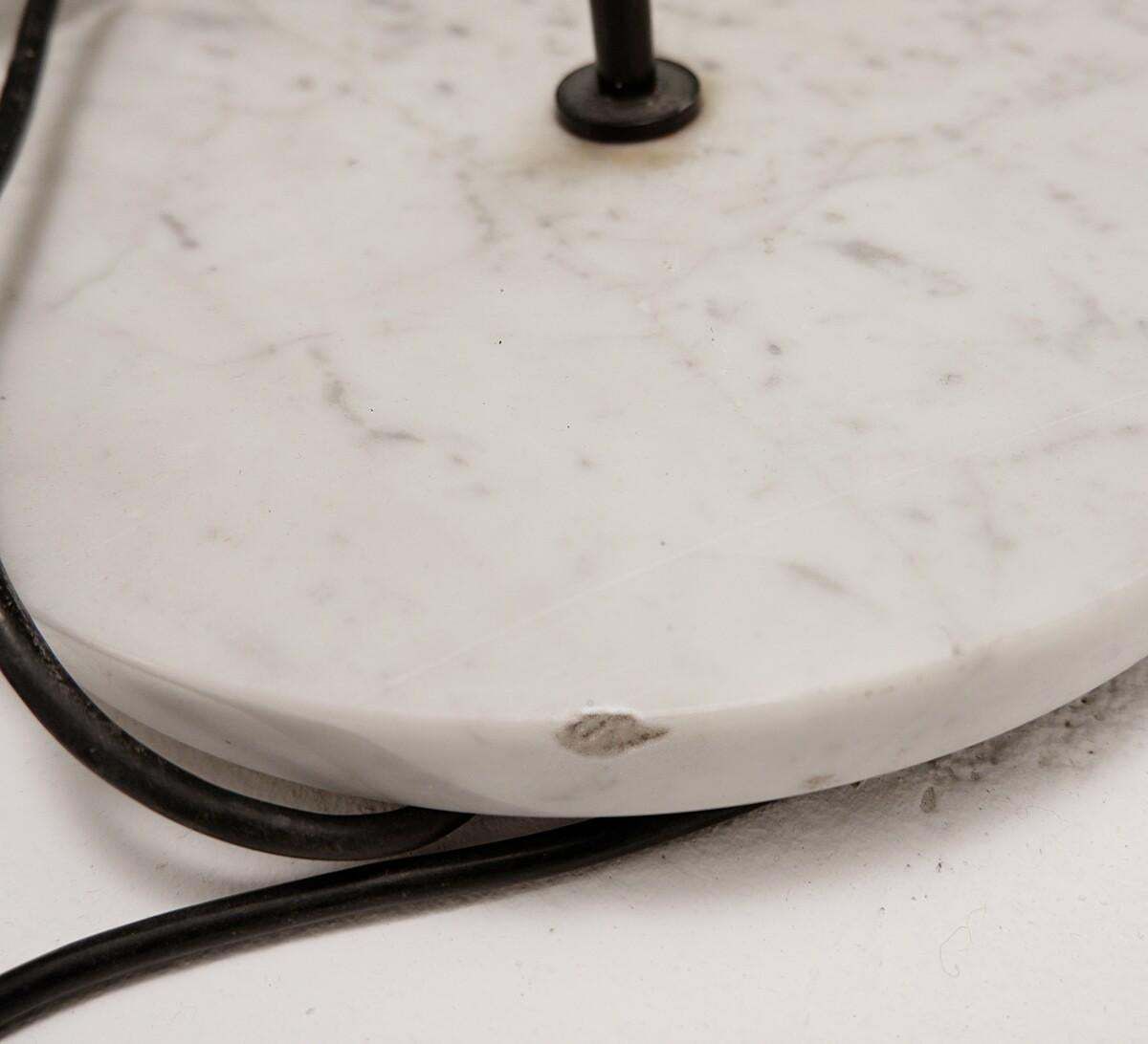 Mid Century Modern Floor Lamp "Snow" By Vico Magistretti For O Luce, Italy, 1970 photo for sale