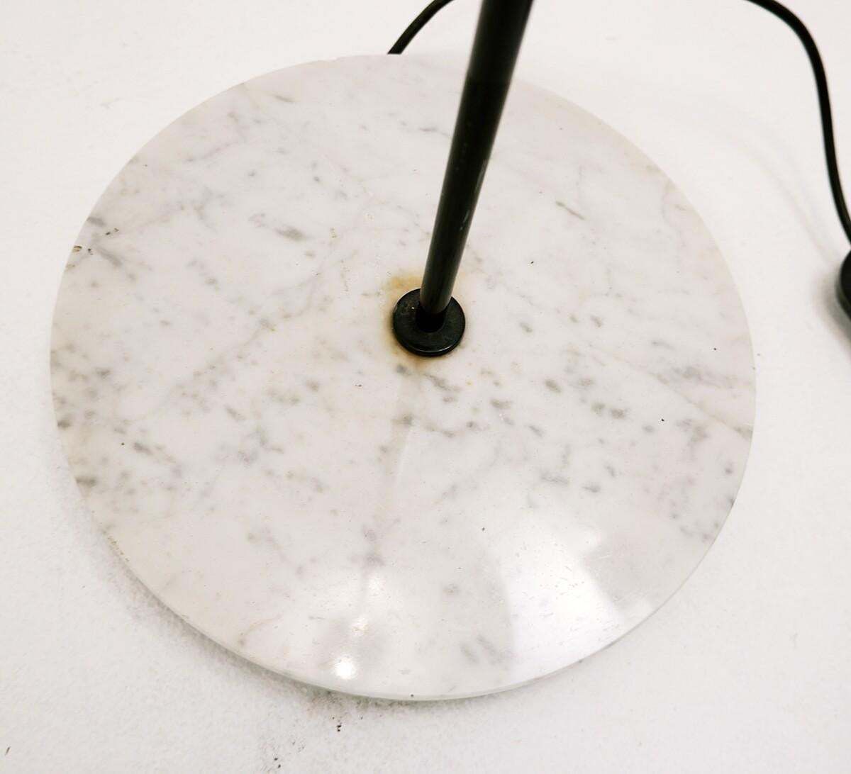 Mid Century Modern Floor Lamp "Snow" By Vico Magistretti For O Luce, Italy, 1970 photo buy