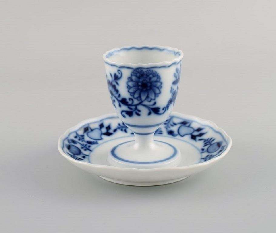 Meissen Blue Onion Egoist Coffee Service In Hand Painted Porcelain, Approx. 1900 photo buy