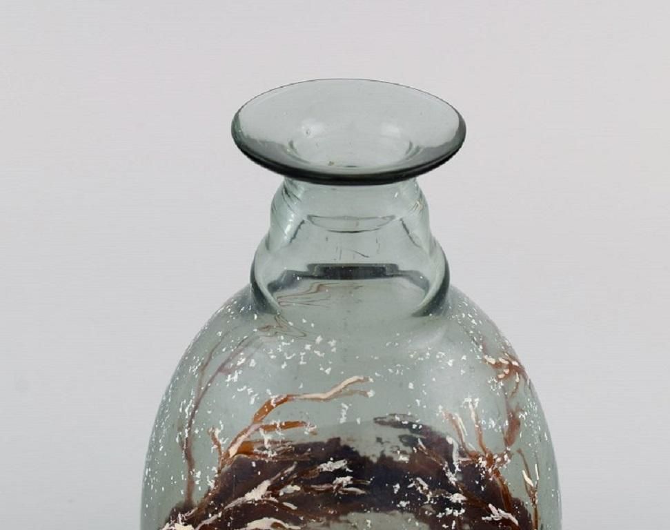 Daum Nancy, France, Art Nouveau Vase In Mouth Blown Art Glass photo 1094.0