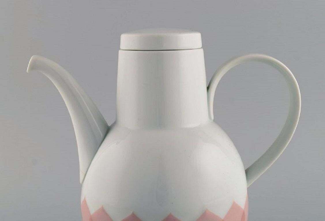 Bjørn Wiinblad For Rosenthal, Lotus Porcelain Service, Coffee Pot With Heater photo for sale