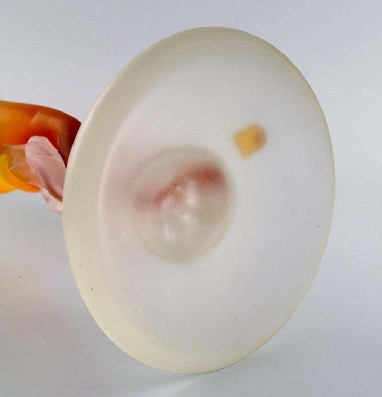 photo furniture Large And Rare Murano Sculpture In Mouth Blown Art Glass, Woman With Grapes